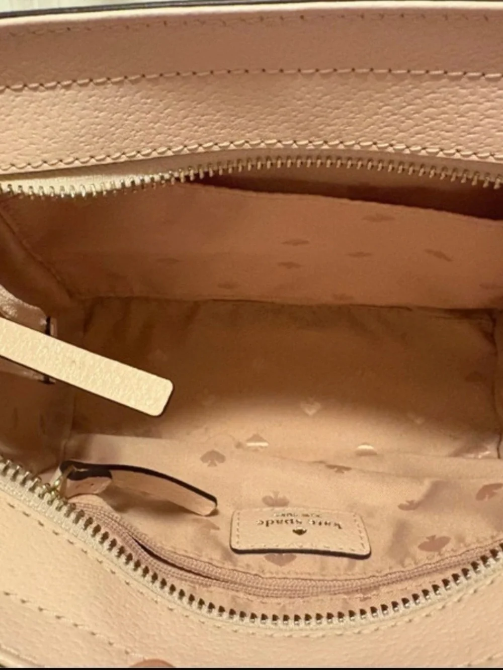 kate spade Blush Pink Pebbled Leather Crossbody Bag